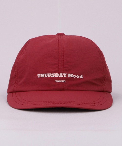 CA4LA（カシラ）の「HK FIND C CAP（キャップ・レディース・グレー/ワインレッド/ブラック・ONESIZE）」の4枚目の写真