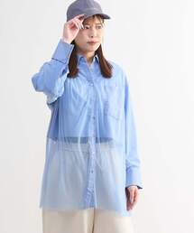 TULLE LAYERED SHIRT