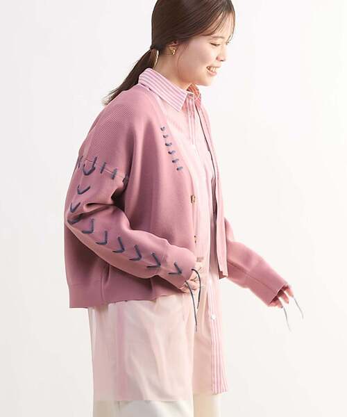 CONVERSE TOKYO（コンバーストウキョウ）の「TULLE LAYERED SHIRT（シャツ/ブラウス・レディース・ホワイト/ライトグレー/ピンク/ブルー・FREE）」の17枚目の写真