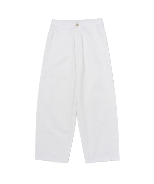 CARGOBROS FOR WOMAN(カーゴブロスフォーウィメン)の「カーブドステッチバイオコットンパンツ(アイボリー)(その他パンツ・レディース・その他・SMALL/MEDIUM/LARGE)」の1枚目の写真