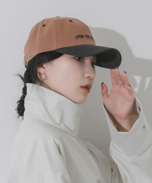 SMELLY（スメリー）の「weekendバイカラーキャップ（キャップ・レディース・ネイビー/ブラウン/アイボリー・-）」の10枚目の写真