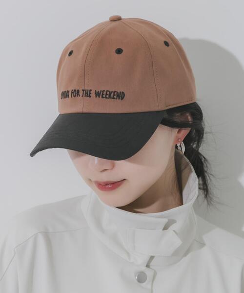 SMELLY（スメリー）の「weekendバイカラーキャップ（キャップ・レディース・ネイビー/ブラウン/アイボリー・-）」の11枚目の写真