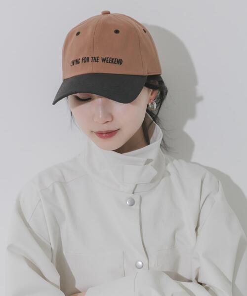 SMELLY（スメリー）の「weekendバイカラーキャップ（キャップ・レディース・ネイビー/ブラウン/アイボリー・-）」の12枚目の写真