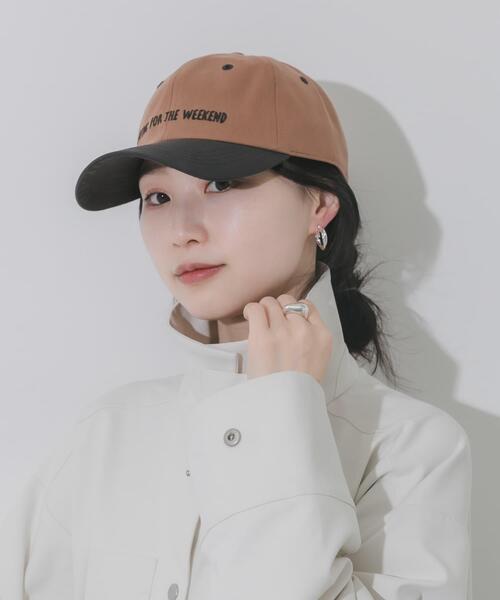 SMELLY（スメリー）の「weekendバイカラーキャップ（キャップ・レディース・ネイビー/ブラウン/アイボリー・-）」の14枚目の写真