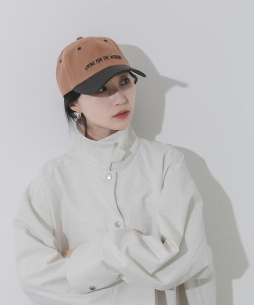 SMELLY（スメリー）の「weekendバイカラーキャップ（キャップ・レディース・ネイビー/ブラウン/アイボリー・-）」の15枚目の写真