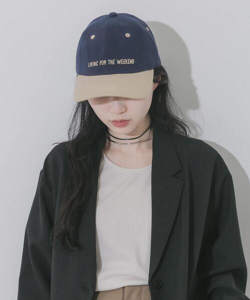 SMELLY（スメリー）の「weekendバイカラーキャップ（キャップ・レディース・ネイビー/ブラウン/アイボリー・-）」の19枚目の写真