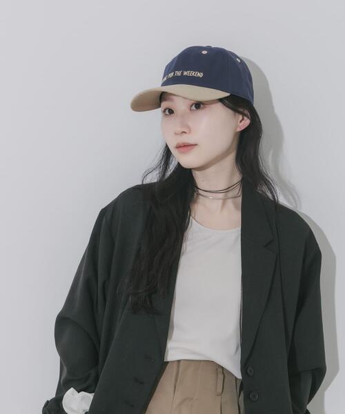 SMELLY（スメリー）の「weekendバイカラーキャップ（キャップ・レディース・ネイビー/ブラウン/アイボリー・-）」の21枚目の写真