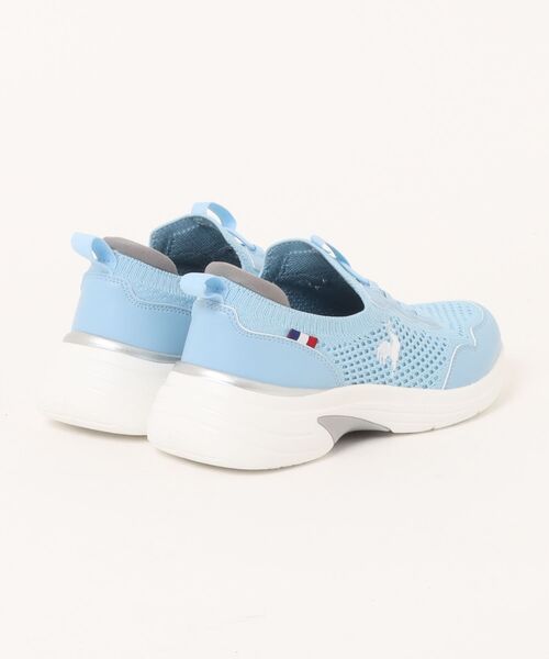 le coq sportif(ルコックスポルティフ)の「ニットスニーカー(LCS ロレーヌ)(スニーカー・レディース・サーモンピンク/ブラック/ブルー・23cm/23.5cm/24cm/24.5cm/25cm/22.5cm)」の19枚目の写真