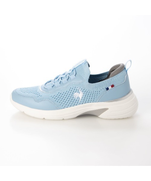 le coq sportif(ルコックスポルティフ)の「ニットスニーカー(LCS ロレーヌ)(スニーカー・レディース・サーモンピンク/ブラック/ブルー・23cm/23.5cm/24cm/24.5cm/25cm/22.5cm)」の9枚目の写真