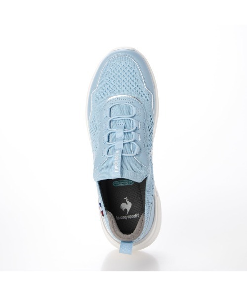 le coq sportif(ルコックスポルティフ)の「ニットスニーカー(LCS ロレーヌ)(スニーカー・レディース・サーモンピンク/ブラック/ブルー・23cm/23.5cm/24cm/24.5cm/25cm/22.5cm)」の11枚目の写真