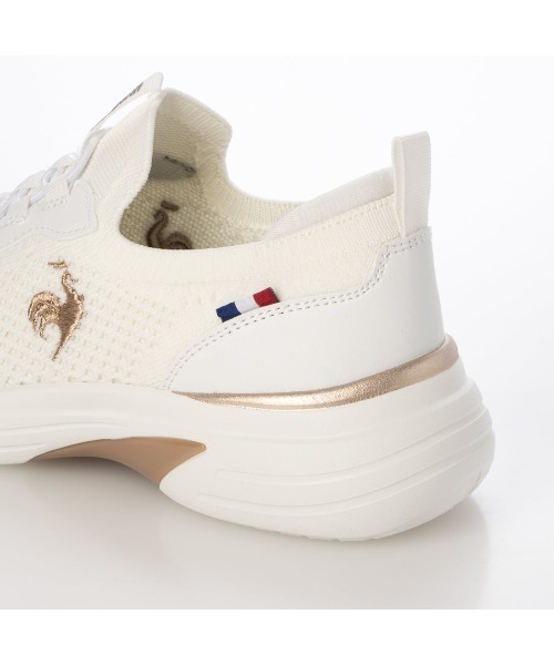 le coq sportif(ルコックスポルティフ)の「ニットスニーカー(LCS ロレーヌ)(スニーカー・レディース・サーモンピンク/ブラック/ブルー・23cm/23.5cm/24cm/24.5cm/25cm/22.5cm)」の8枚目の写真