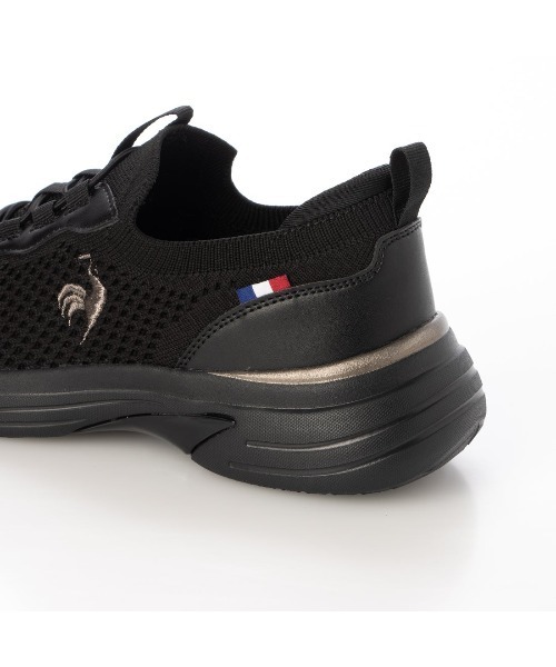le coq sportif(ルコックスポルティフ)の「ニットスニーカー(LCS ロレーヌ)(スニーカー・レディース・サーモンピンク/ブラック/ブルー・23cm/23.5cm/24cm/24.5cm/25cm/22.5cm)」の18枚目の写真