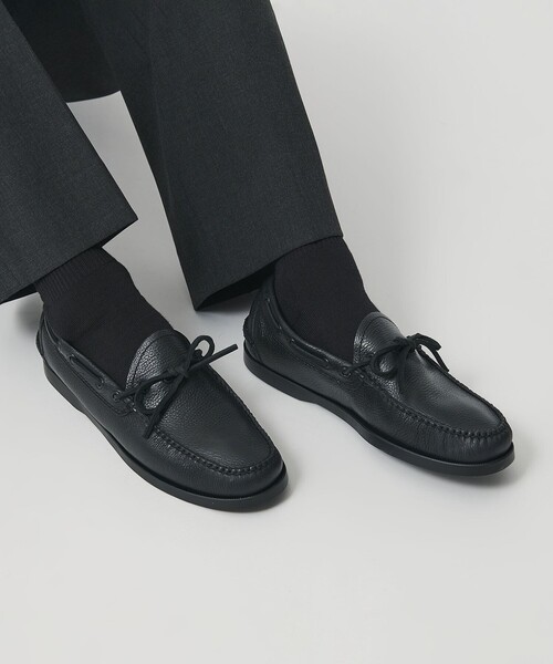 G.H.BASS（ジーエイチバス）の「【別注】＜G.H.BASS＞キャンプ モカシン WEBSTER シューズ（モカシン/デッキシューズ・メンズ・ブラック/ダークブラウン・9/8/11/10/7）」の3枚目の写真