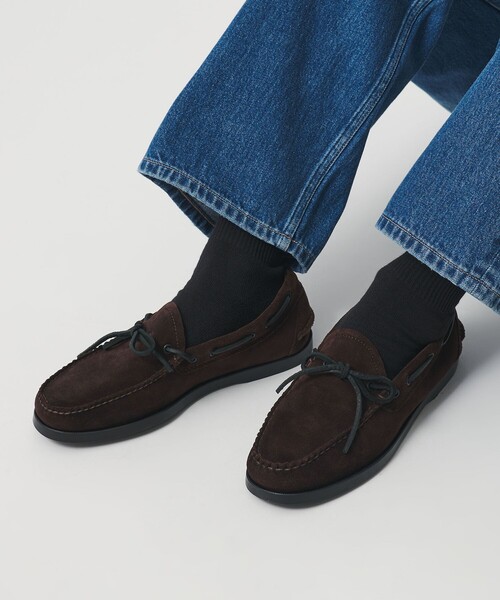 G.H.BASS（ジーエイチバス）の「【別注】＜G.H.BASS＞キャンプ モカシン WEBSTER シューズ（モカシン/デッキシューズ・メンズ・ブラック/ダークブラウン・9/8/11/10/7）」の4枚目の写真