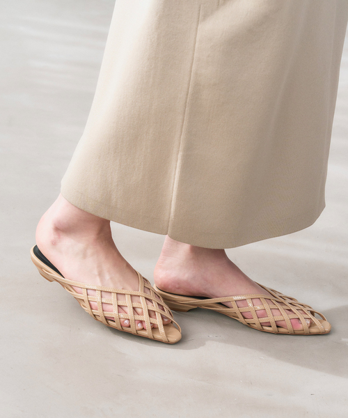 LE TALON（ルタロン）の「フレンチスクエアカットワークミュール（その他シューズ・レディース・シルバー/レッド/ベージュ・X-LARGE/LARGE/MEDIUM/SMALL）」の20枚目の写真