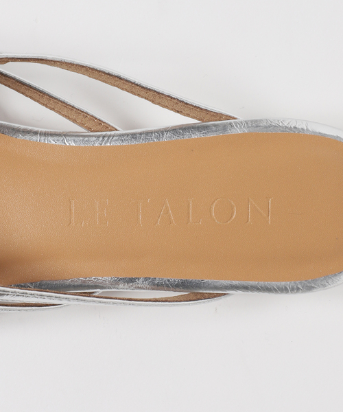 LE TALON（ルタロン）の「フレンチスクエアカットワークミュール（その他シューズ・レディース・シルバー/レッド/ベージュ・X-LARGE/LARGE/MEDIUM/SMALL）」の9枚目の写真