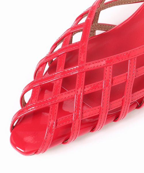 LE TALON（ルタロン）の「フレンチスクエアカットワークミュール（その他シューズ・レディース・シルバー/レッド/ベージュ・X-LARGE/LARGE/MEDIUM/SMALL）」の11枚目の写真