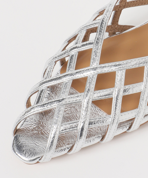 LE TALON（ルタロン）の「フレンチスクエアカットワークミュール（その他シューズ・レディース・シルバー/レッド/ベージュ・X-LARGE/LARGE/MEDIUM/SMALL）」の12枚目の写真