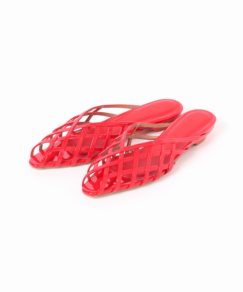 LE TALON（ルタロン）の「フレンチスクエアカットワークミュール（その他シューズ・レディース・シルバー/レッド/ベージュ・X-LARGE/LARGE/MEDIUM/SMALL）」の14枚目の写真