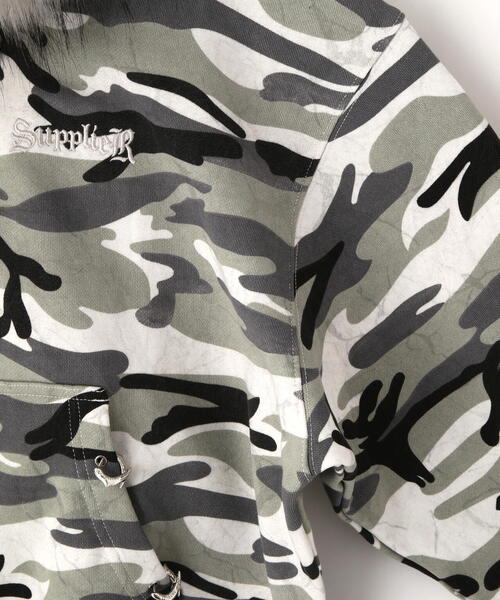 SUPPLIER(サプライヤー)の「SUPPLIER/サプライヤー/【LHP EXCLUSIVE】FAUX FUR CROPPED CROSS ZIP HOODIE(パーカー・レディース・その他2・L/M/XL)」の7枚目の写真