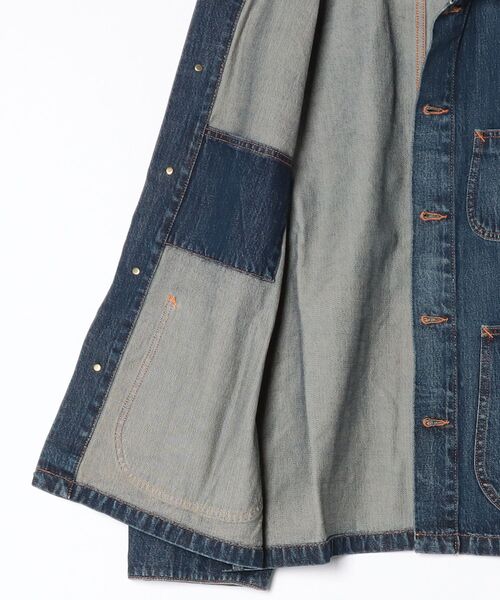 Nudie Jeans（ヌーディージーンズ）の「Nudie Jeans/ヌーディージーンズ Howie Chore Jacket / チョアジャケット / Blue（その他アウター・メンズ・ブルー・S）」の3枚目の写真