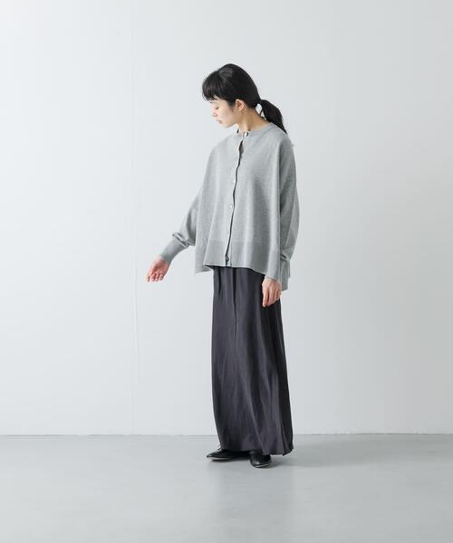 かぐれ(カグレ)の「ハイツイストコットンワイドカーディガン(カーディガン/ボレロ・レディース・ブラック/レッド/グレー・FREE)」の7枚目の写真