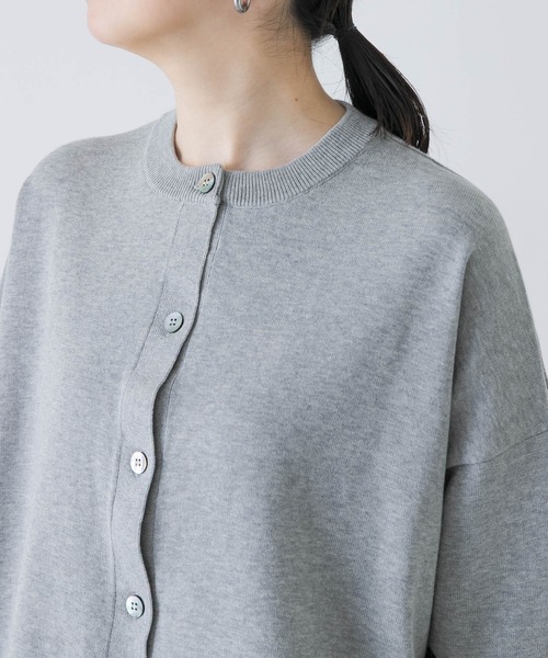 かぐれ（カグレ）の「ハイツイストコットンワイドカーディガン（カーディガン/ボレロ・レディース・ブラック/レッド/グレー・FREE）」の5枚目の写真