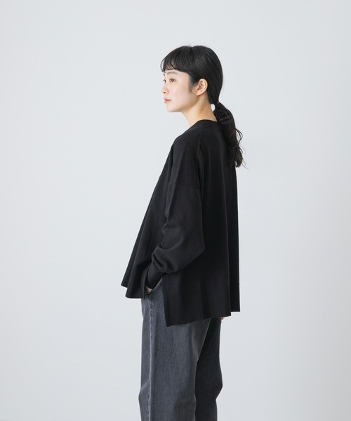 かぐれ（カグレ）の「ハイツイストコットンワイドカーディガン（カーディガン/ボレロ・レディース・ブラック/レッド/グレー・FREE）」の17枚目の写真