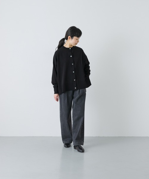 かぐれ（カグレ）の「ハイツイストコットンワイドカーディガン（カーディガン/ボレロ・レディース・ブラック/レッド/グレー・FREE）」の18枚目の写真