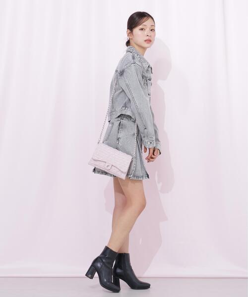 JILL by JILL STUART(ジルバイジルスチュアート)の「構築パネルデニムジャケット(デニムジャケット・レディース・ブルー/グレー・FREE)」の16枚目の写真