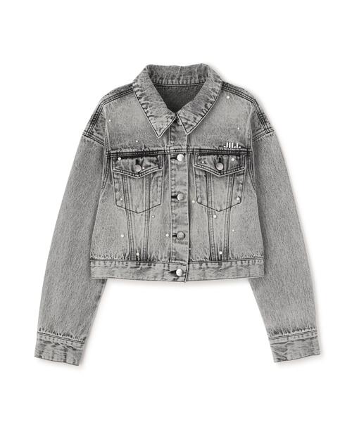 JILL by JILL STUART(ジルバイジルスチュアート)の「構築パネルデニムジャケット(デニムジャケット・レディース・ブルー/グレー・FREE)」の20枚目の写真