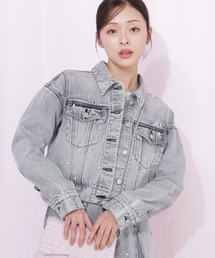 JILL by JILL STUART | 構築パネルデニムジャケット(デニムジャケット)