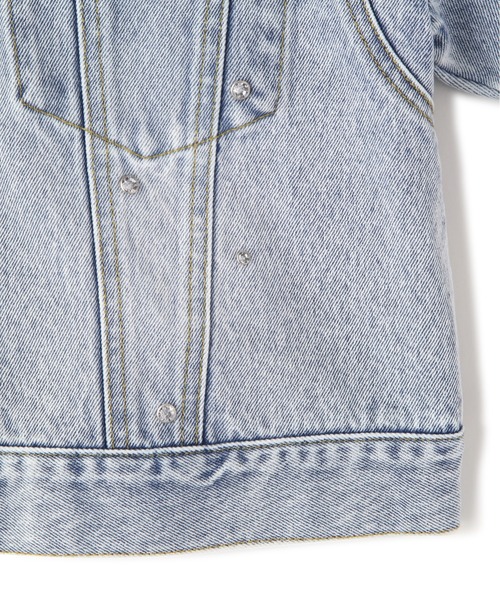 JILL by JILL STUART（ジルバイジルスチュアート）の「構築パネルデニムジャケット（デニムジャケット・レディース・ブルー/グレー・FREE）」の18枚目の写真