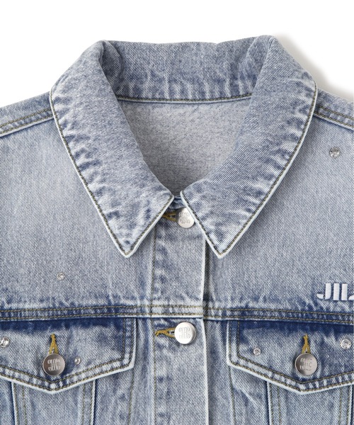 JILL by JILL STUART（ジルバイジルスチュアート）の「構築パネルデニムジャケット（デニムジャケット・レディース・ブルー/グレー・FREE）」の16枚目の写真