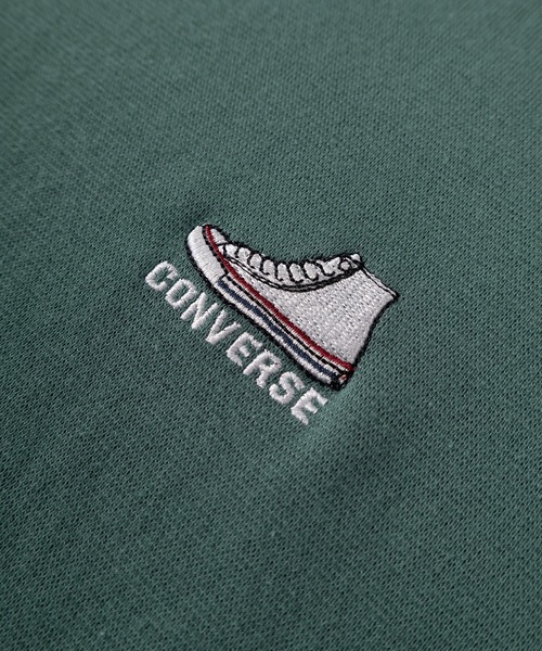 CONVERSE(コンバース)の「【71】【CONVERSE/コンバース】ワンポイント刺繍/ポケット刺繍/バックグラフィック クルーネックTシャツ/ユニセックス/レディース/メンズ(Tシャツ/カットソー・メンズ・ホワイト/ライトグレー系2/ライトグレー系/ブラック系1/グリーン系2/グリーン/グレー系1/グレー系2/ブラック/ホワイト系2/ホワイト系1/ブルー系1/ブルー系2/ブルー/グリーン系1/ライトグレー系1/グレー系/ブラック系2・M/L/XL)」の21枚目の写真