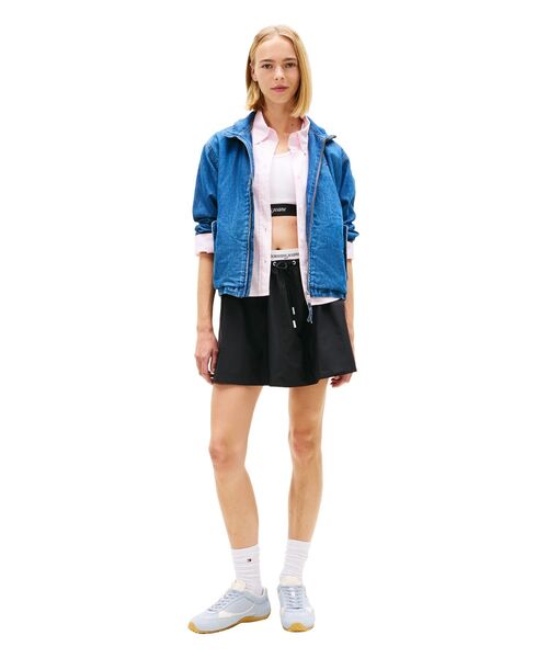 tommy jeans(トミー ジーンズ)の「【ウォニョン着用】シャンブレージャケット(ブルゾン・レディース・インディゴブルー・X-SMALL/SMALL/MEDIUM)」の3枚目の写真