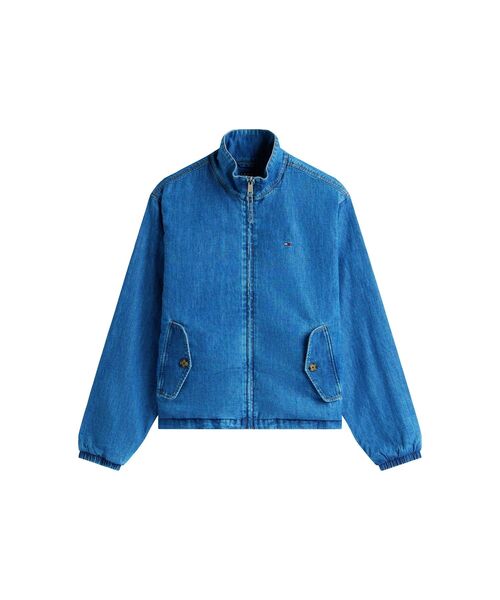 tommy jeans(トミー ジーンズ)の「【ウォニョン着用】シャンブレージャケット(ブルゾン・レディース・インディゴブルー・X-SMALL/SMALL/MEDIUM)」の5枚目の写真