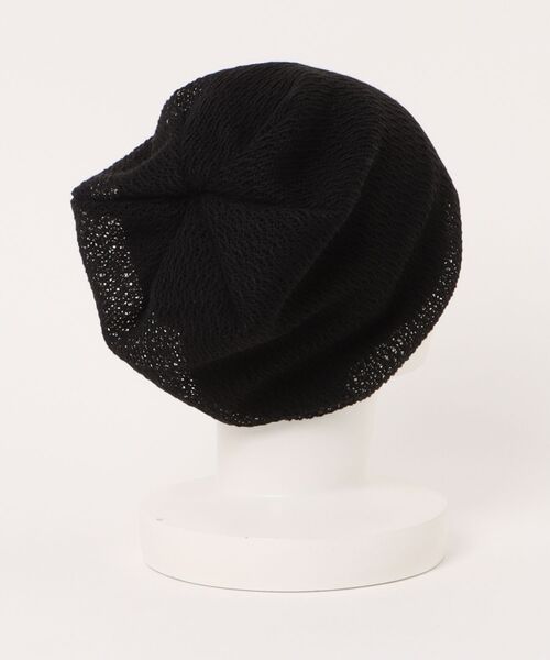 PAGEBOY（ページボーイ）の「サマービーニー（ニットキャップ/ビーニー・レディース・ブラック/ホワイト・FREE）」の14枚目の写真