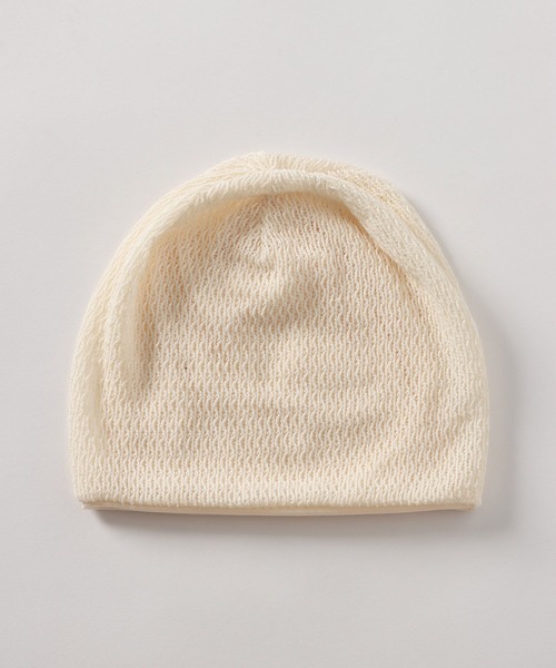 PAGEBOY（ページボーイ）の「サマービーニー（ニットキャップ/ビーニー・レディース・ブラック/ホワイト・FREE）」の12枚目の写真