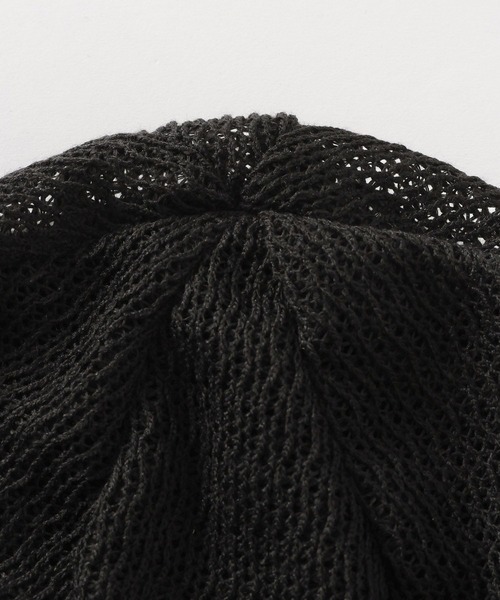 PAGEBOY（ページボーイ）の「サマービーニー（ニットキャップ/ビーニー・レディース・ブラック/ホワイト・FREE）」の10枚目の写真