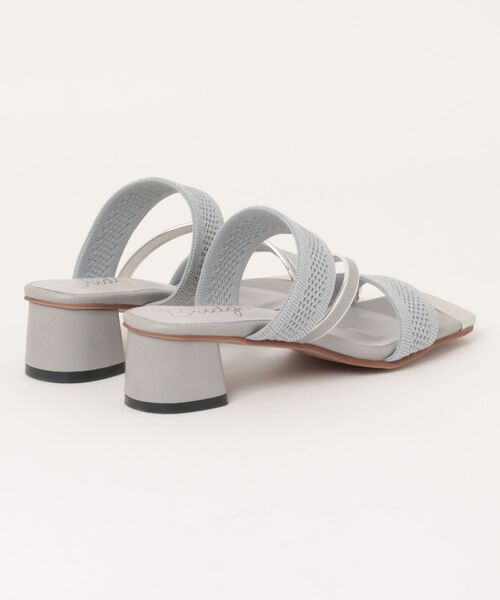Bridget Birkin（ブリジットバーキン）の「【Bridget Birkin】トウアクセントニットサンダル(562015)（サンダル・レディース・ブラック/ベージュ/グレー・L/M/S）」の4枚目の写真