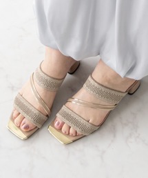 【Bridget Birkin】トウアクセントニットサンダル(562015)