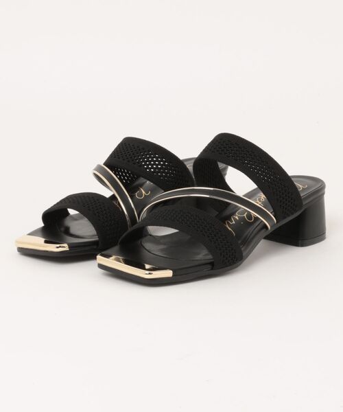 Bridget Birkin（ブリジットバーキン）の「【Bridget Birkin】トウアクセントニットサンダル(562015)（サンダル・レディース・ブラック/ベージュ/グレー・L/M/S）」の11枚目の写真
