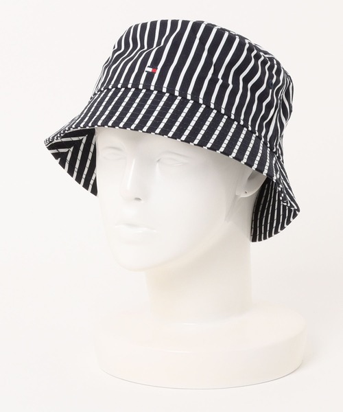 TOMMY HILFIGER(トミーヒルフィガー)の「TOMMYHILFIGER バケットハット(ハット・メンズ・ネイビー・S/M/L/XL)」の9枚目の写真