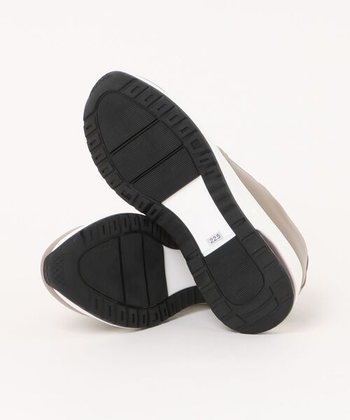 Pointer(shoes)(ポインター)の「【日本製・本革】4.5cmヒール スリッポンシューズ(スリッポン・レディース・グレー系その他/ブラック/ネイビー/ホワイト/グレイッシュベージュ・24.5cm/23cm/22.5cm/23.5cm/24cm)」の7枚目の写真