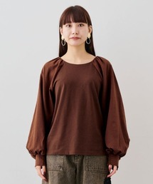 MEDE19F ブラウススリーブカットソートップス