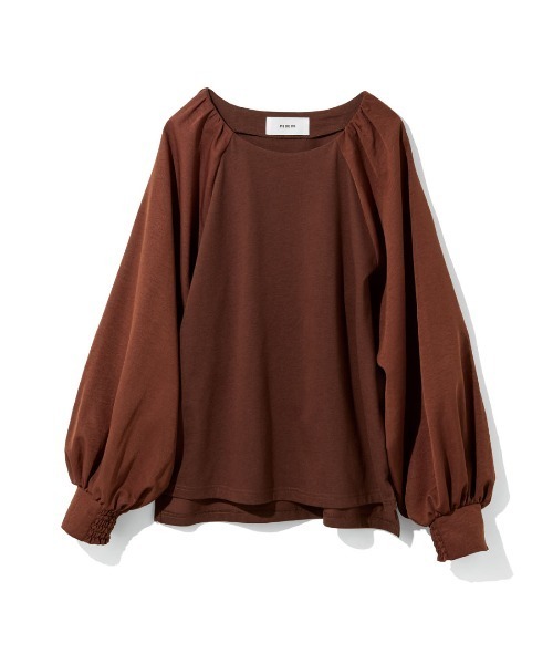 MEDE19F(メデジュウキュウ)の「MEDE19F ブラウススリーブカットソートップス(Tシャツ/カットソー・レディース・ブラック/ブラウン/ベージュ・L/M/LL)」の17枚目の写真