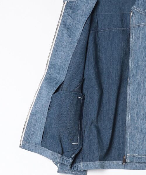 NEW BALANCE(ニューバランス)の「デニムライクスウィングトップジャケット(デニムジャケット・メンズ・ライトブルー・X-SMALL/SMALL/MEDIUM/LARGE/X-LARGE/XX-LARGE)」の16枚目の写真