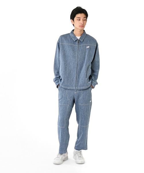 NEW BALANCE(ニューバランス)の「デニムライクスウィングトップジャケット(デニムジャケット・メンズ・ライトブルー・X-SMALL/SMALL/MEDIUM/LARGE/X-LARGE/XX-LARGE)」の14枚目の写真