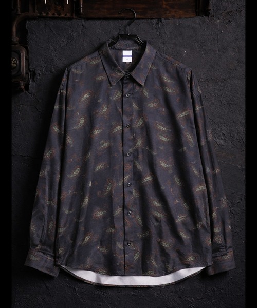 CALIFORNIA OUTFITTERS(カリフォルニア アウトフィッターズ)の「2D56 アート 長袖シャツ(シャツ/ブラウス・メンズ・ブラウン系3/ベージュ系/ブラック系3/ブラック系1/グレー系/ブラック系4/ブラック系2/ブラウン系2/ブラウン系1/ホワイト系・L/M)」の6枚目の写真